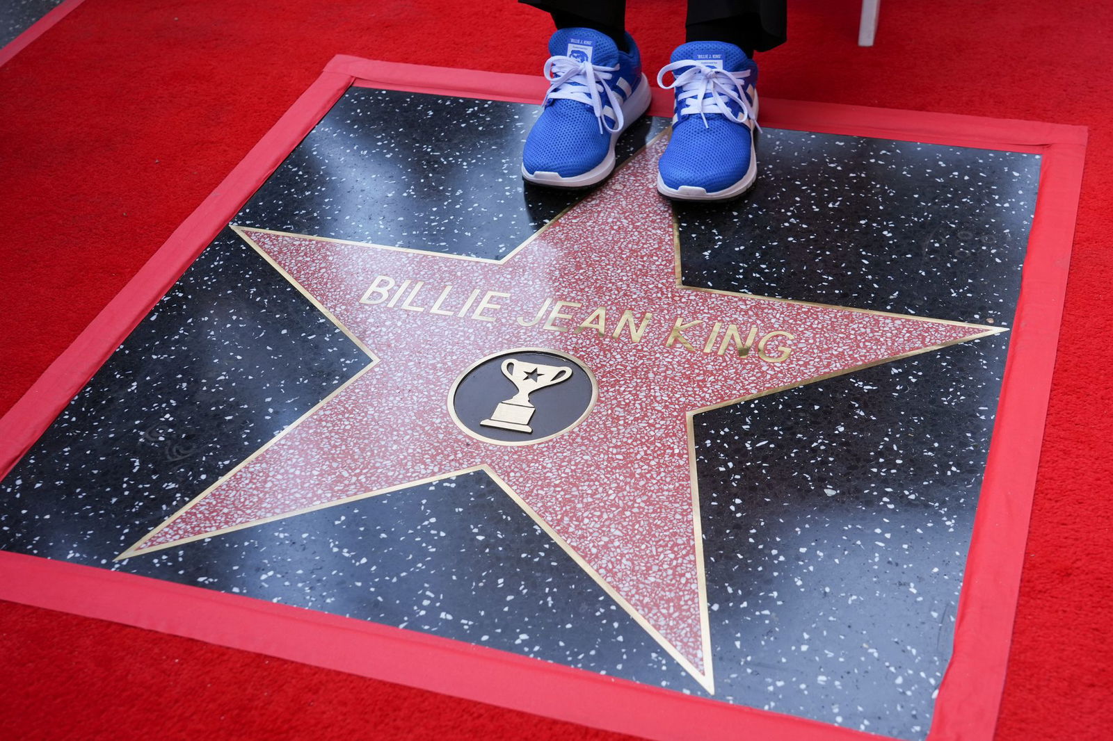 Viele Stars sind auf dem «Walk of Fame» verewigt - jetzt auch Billie Jean King.