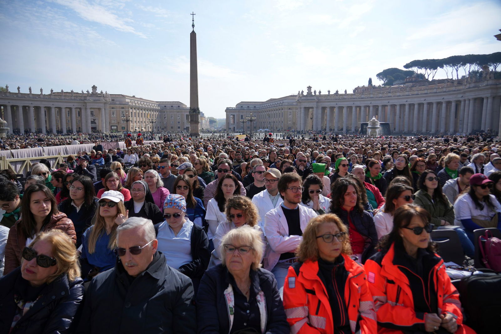 20.000 Gläubige waren zu einer Messe für die Kranken gekommen.