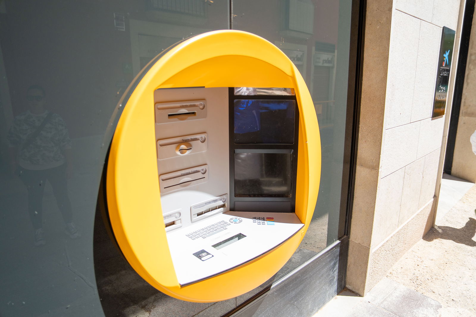 Bankautomaten in Barcelona standen wegen des Stromausfalls still 