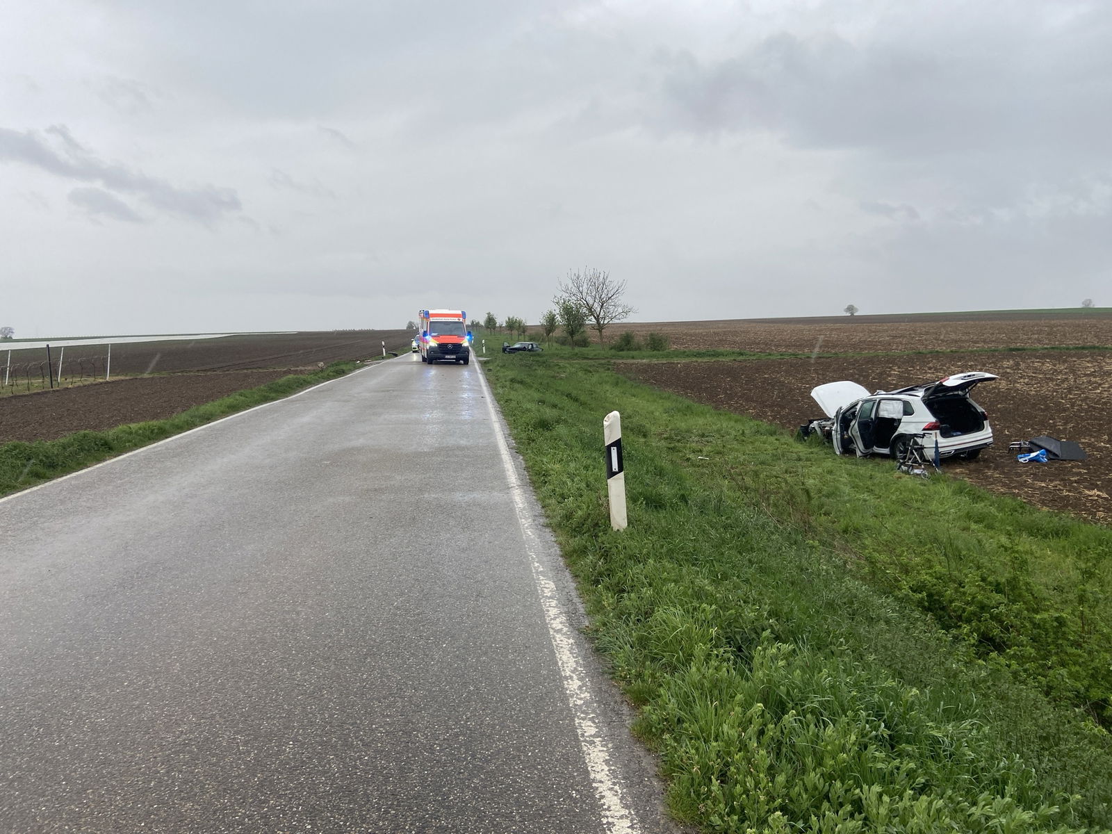 Unfall mit Senior auf Gegenfahrbahn bei Dirmstein