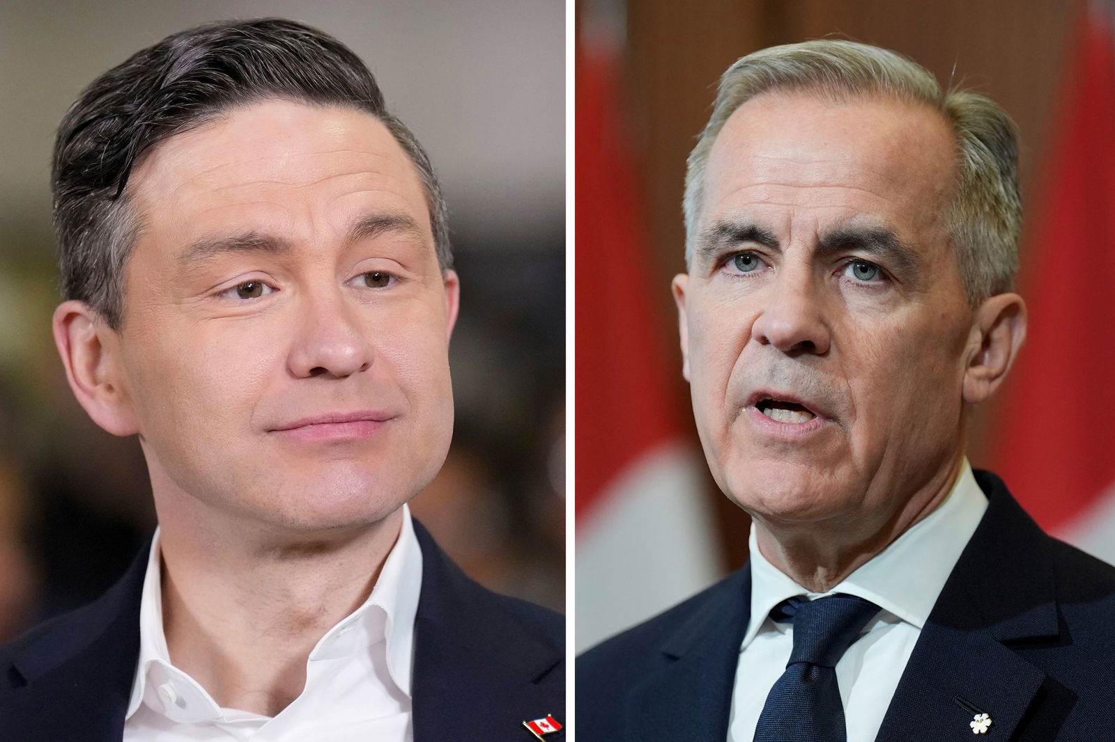 Carney und Poilievre wollen Premierminister von Kanada werden. (Archivbilder)