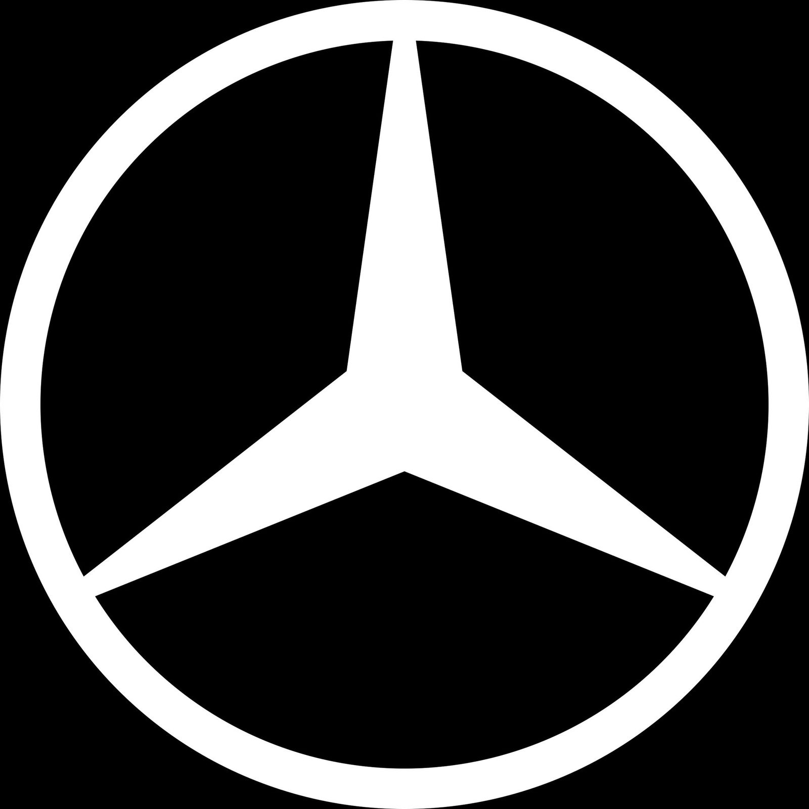 Überarbeitetes Markenlogo von Mercedes-Benz.