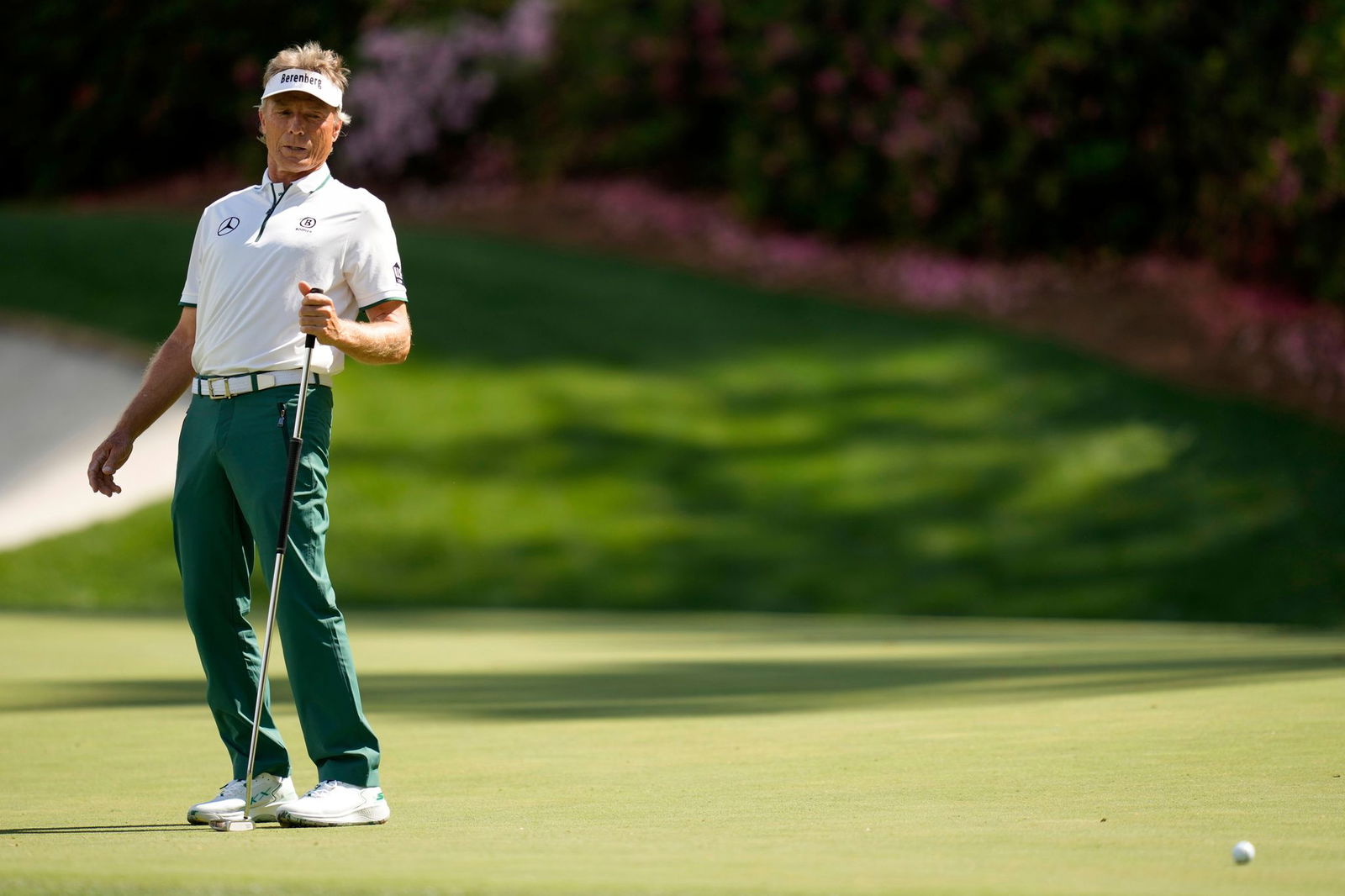 Golf-Routinier Bernhard Langer unterlief in Augusta ein folgenschwerer Patzer.