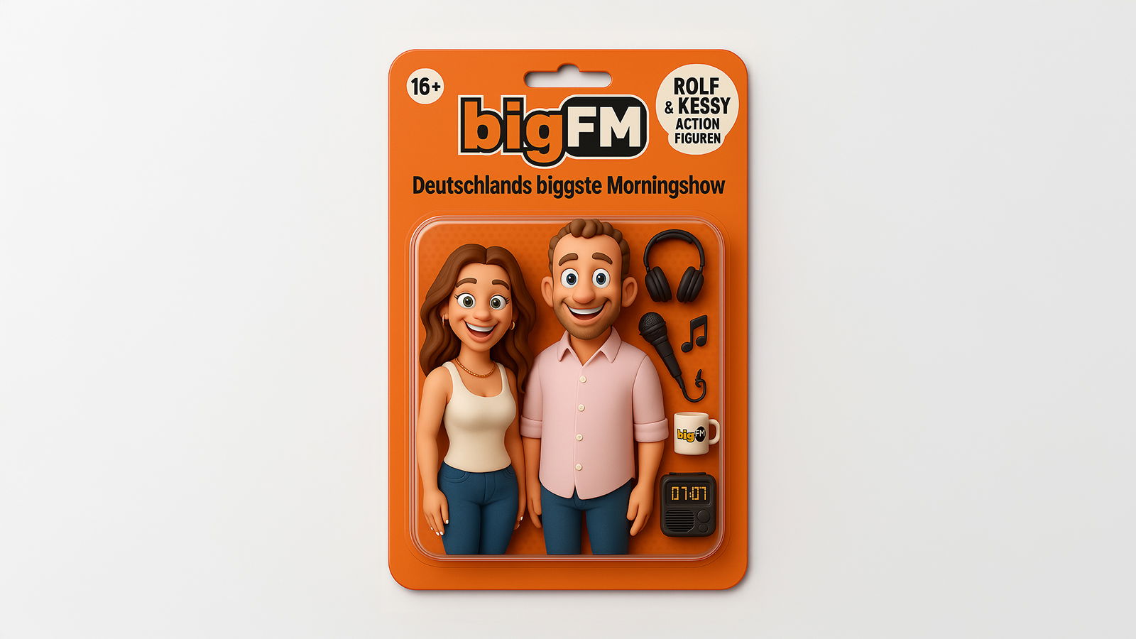 Rolf & Kessy Deutschlands biggste Morningshow bigFM Actionfiguren Action Figur ChatGPT 