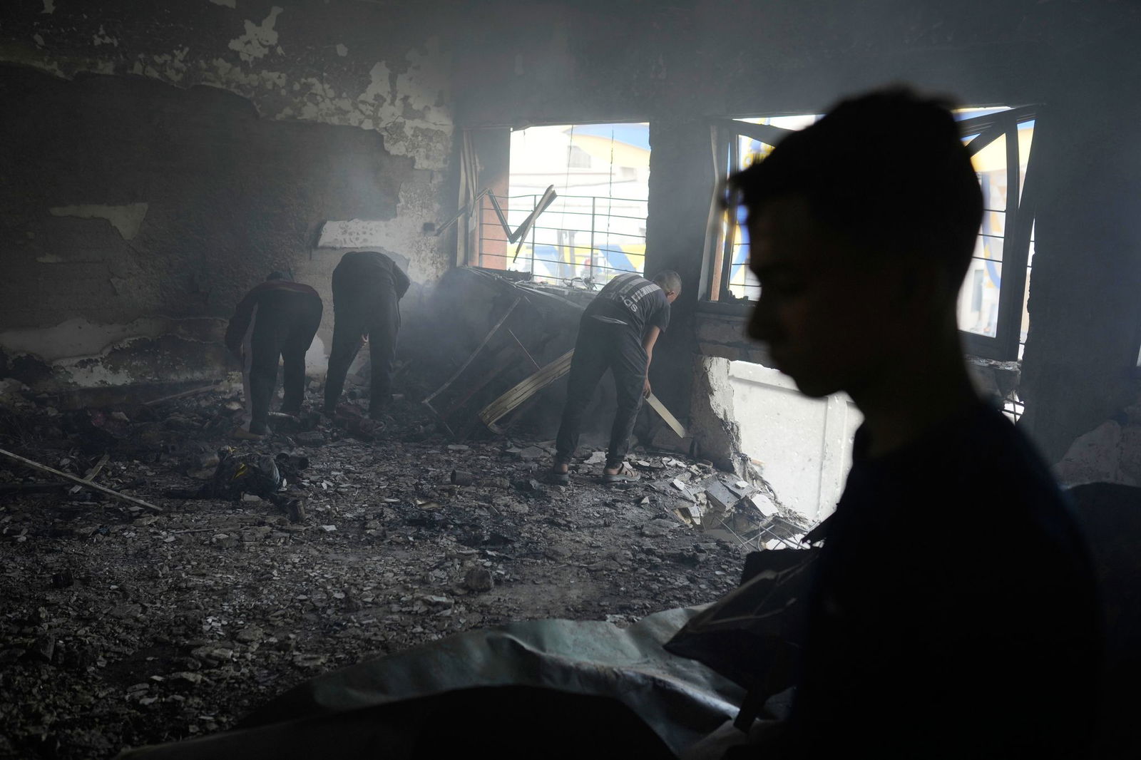 Israels Armee hat eigenen Angaben zufolge eine Zentrale von Terrororganisationen in der Stadt Gaza angegriffen.