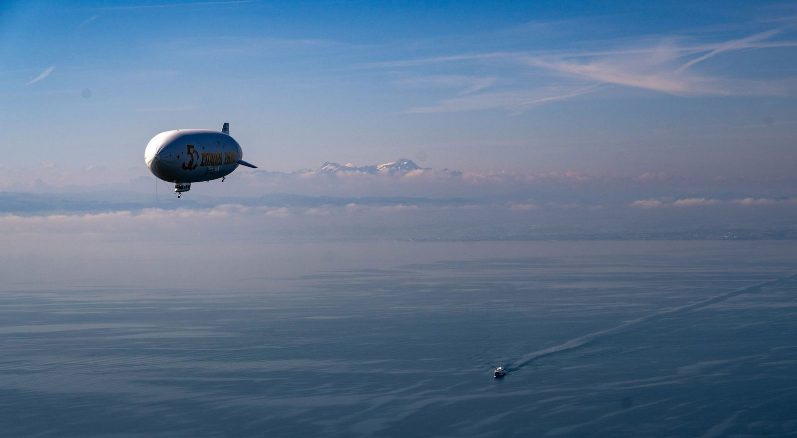 Das neue Luftschiff hatte schon am Sonntag seinen Erstflug. 