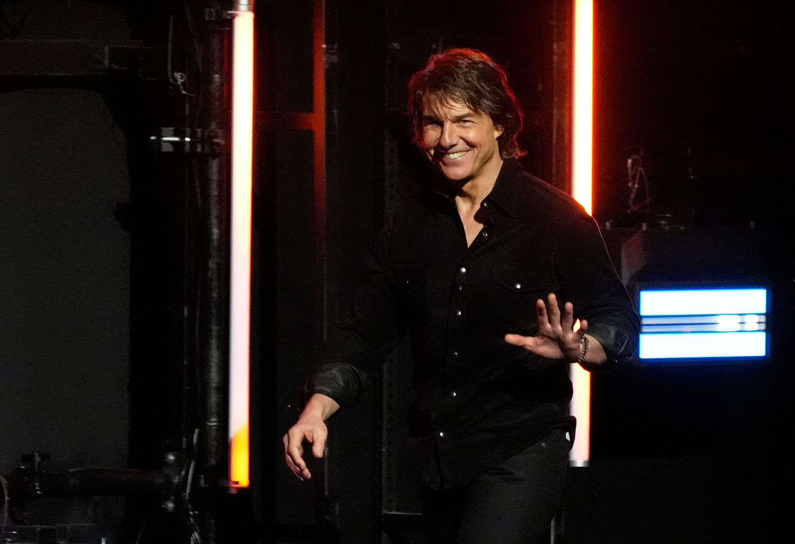 2022 landete er zur Premiere von «Top Gun: Maverick» spektakulär per Helikopter. (Archivbild)