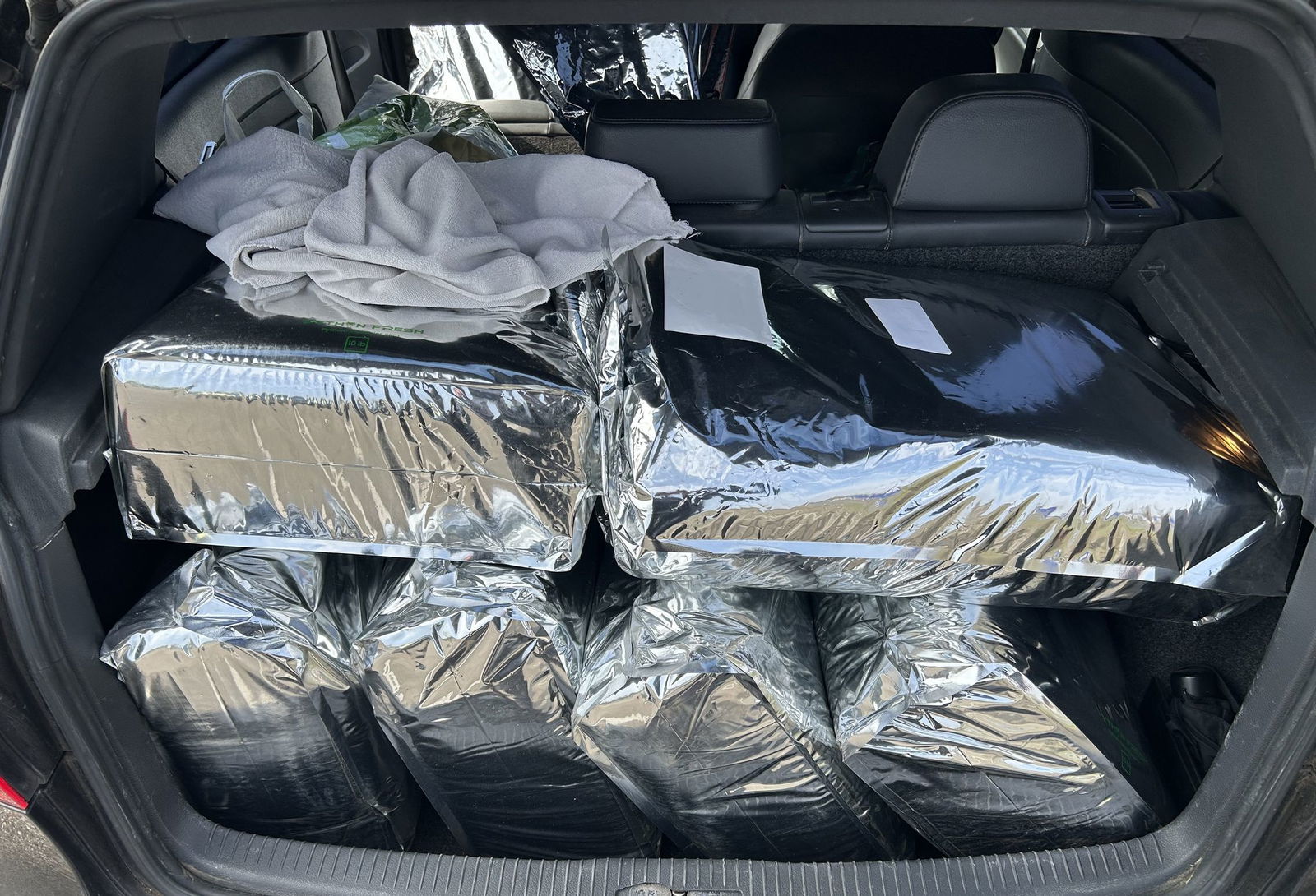 Das Cannabis war nach Angaben des Zolls in Taschen versteckt. (Foto Handout)