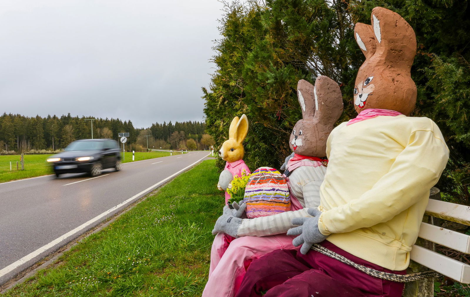 Kurz vor Ostersonntag ist das Wetter noch trüb.