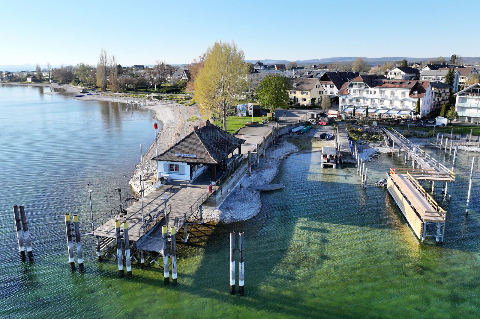 Die Pegelstände sind mit rund 2,70 Metern sehr niedrig. 