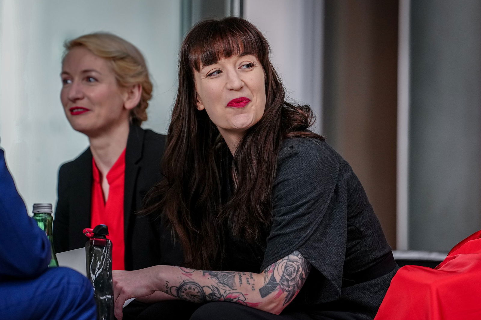 Linken-Fraktionschefin Heidi Reichinnek plant ein Hyänen-Tattoo. (Achivbild)