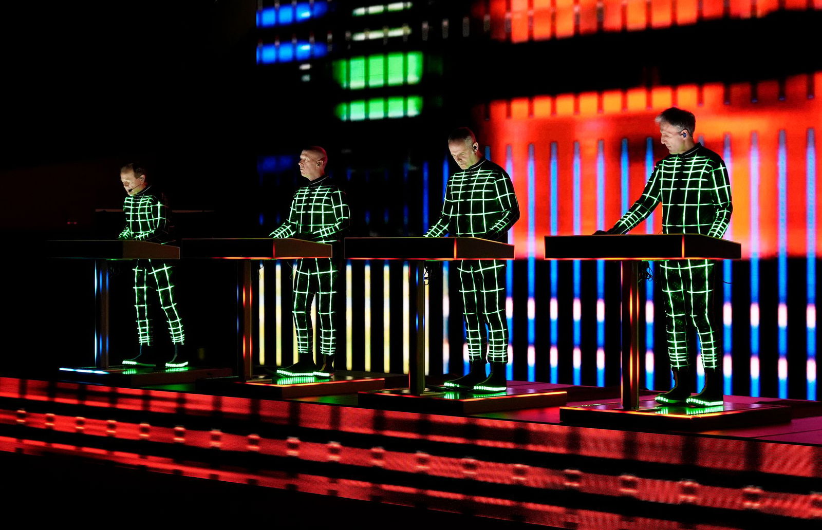 Die Band Kraftwerk startet eine neue Europa-Tournee. (Archivbild)