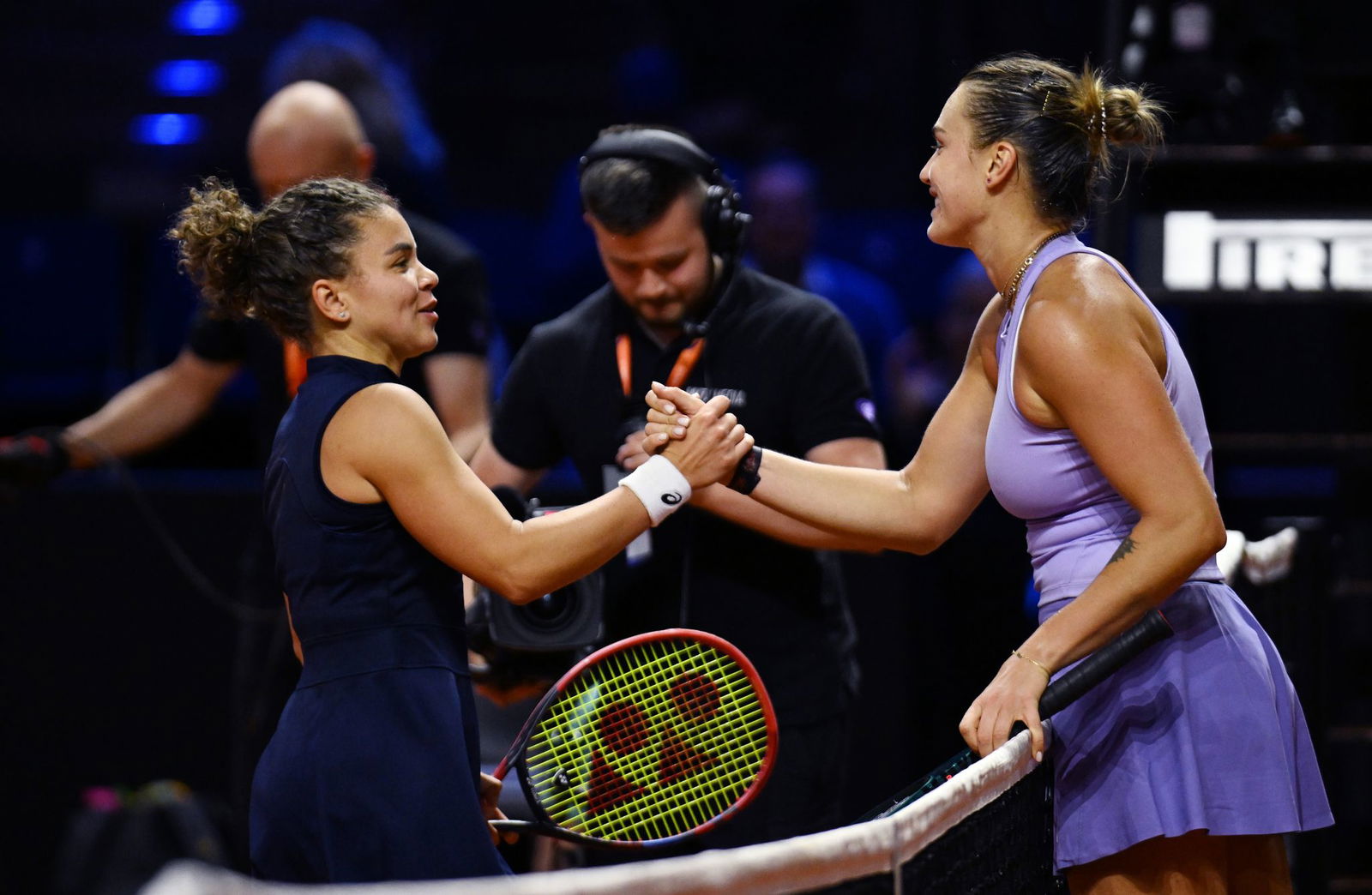 Aryna Sabalenka setzte sich im Halbfinale gegen Jasmine Paolini durch. 