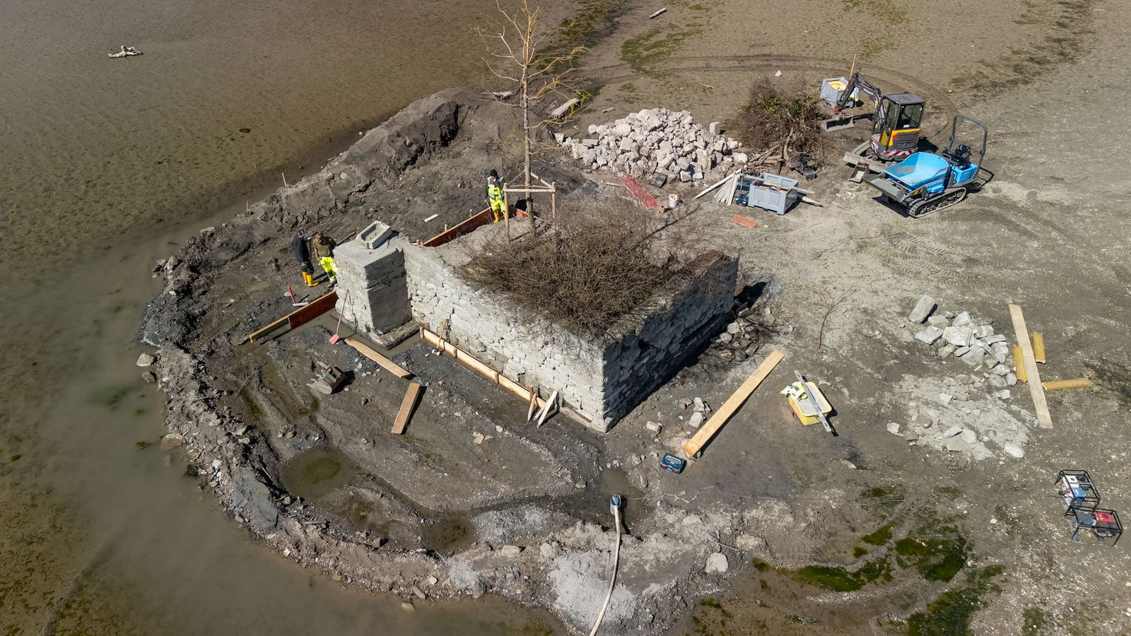 Die Bauarbeiten sollen bis nächste Woche dauern. 