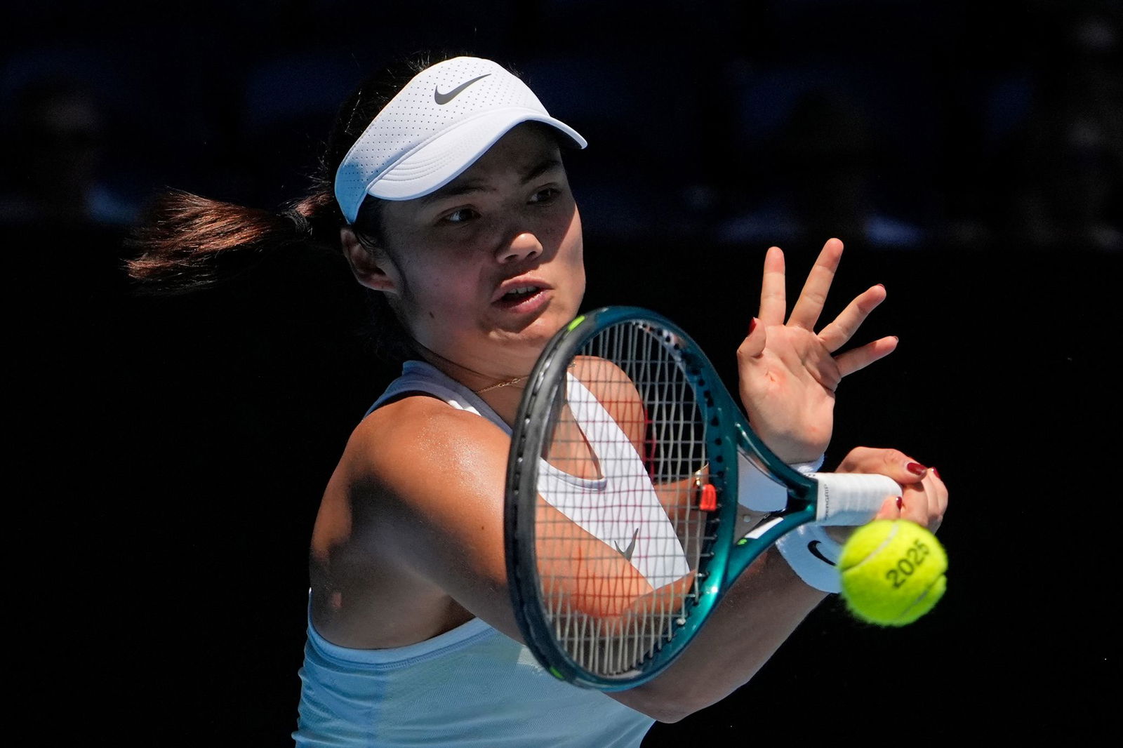 Emma Raducanu wurde während eines Spiels von einem Stalker belästigt.