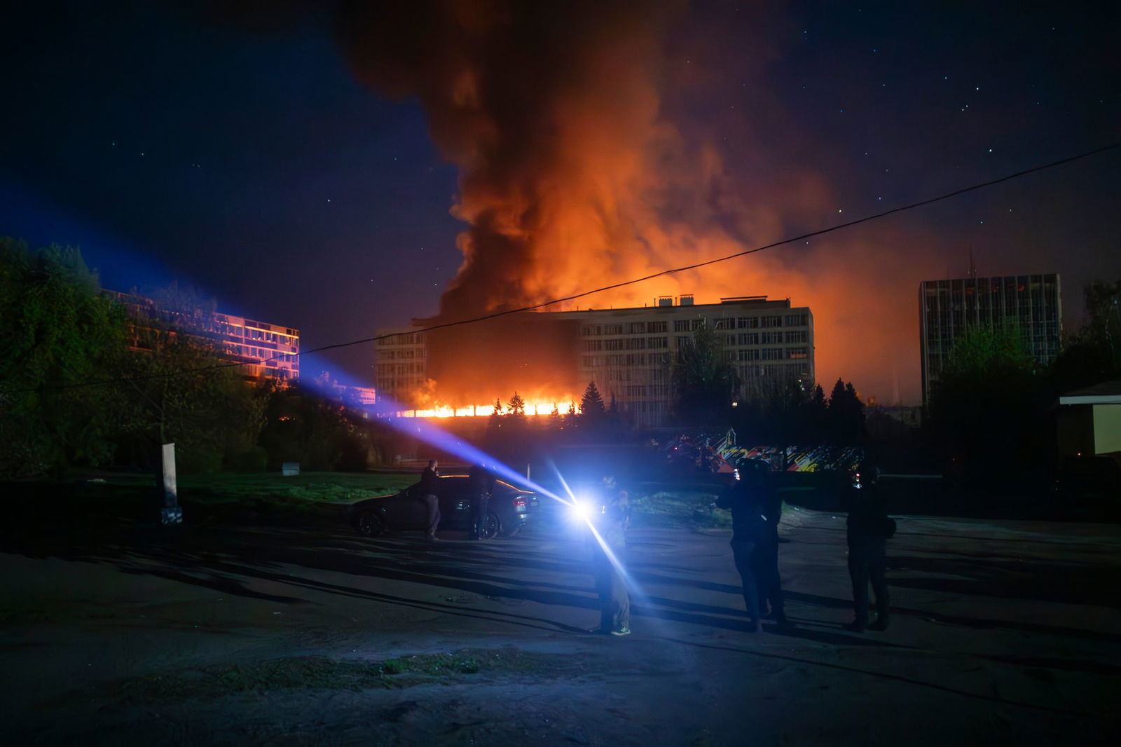 Die ukrainische Großstadt Charkiw ist immer wieder Ziel russischer Luftangriffe. (Archivbild)