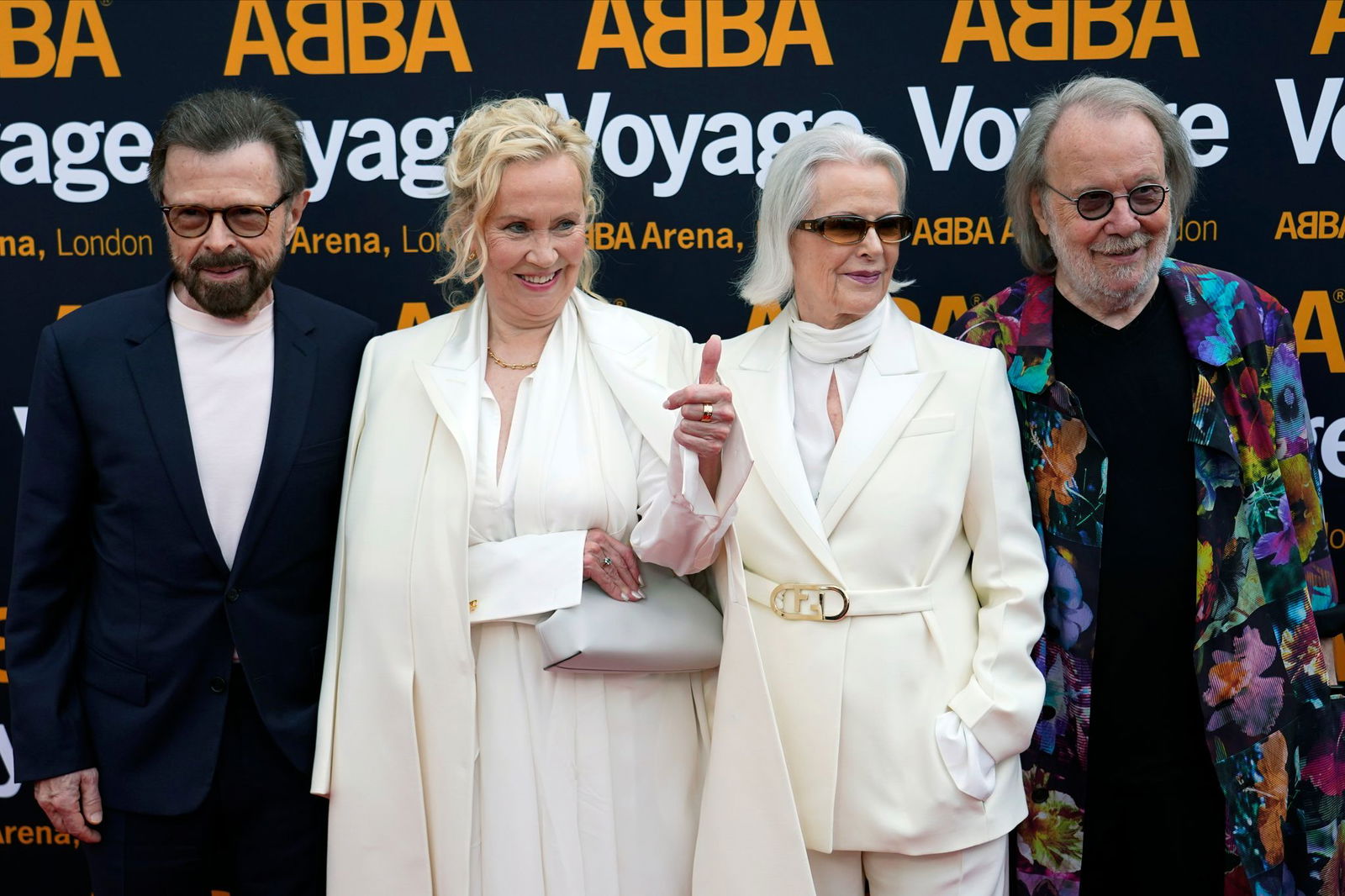 Gemeinsame Auftritte mit ihren einstigen Abba-Kollegen wie hier 2022 in London sind für Agnetha Fältskog selten geworden. (Archivbild)