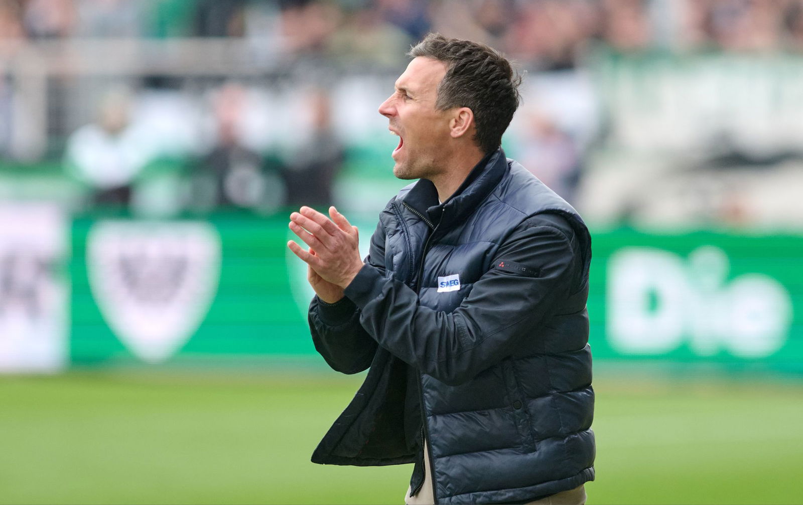 Trainer Christian Eichner und der KSC sind am Sonntag beim HSV zu Gast.