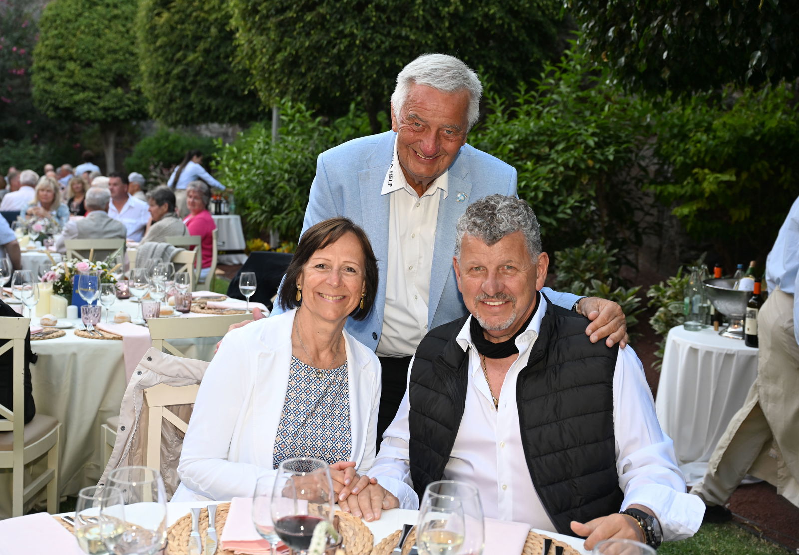 Reiner Meutsch mit Semino Rossi und Frau