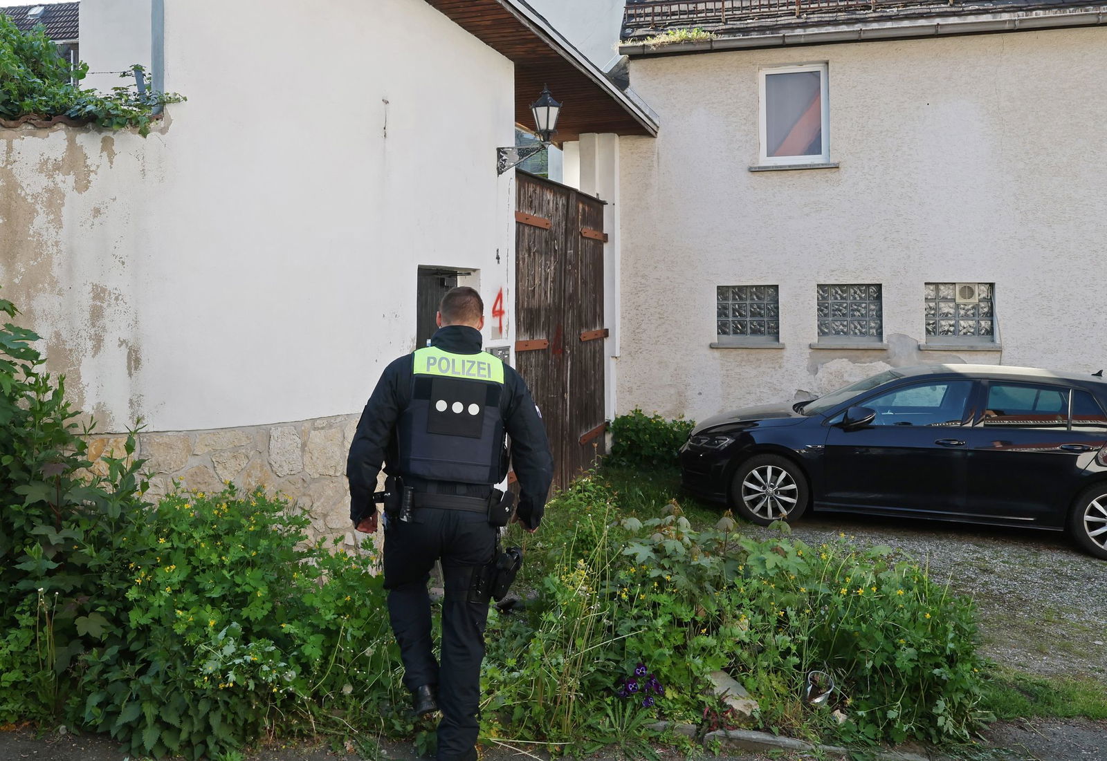 Vier Personen wurden festgenommen. 