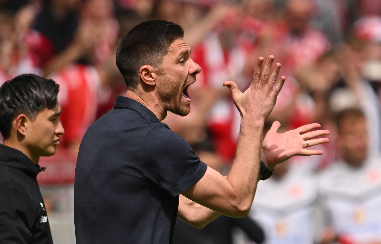 Xabi Alonso konnte bei seinem letzten Spiel als Coach von Bayer Leverkusen nicht mit der Leistung seiner Mannschaft zufrieden sein.