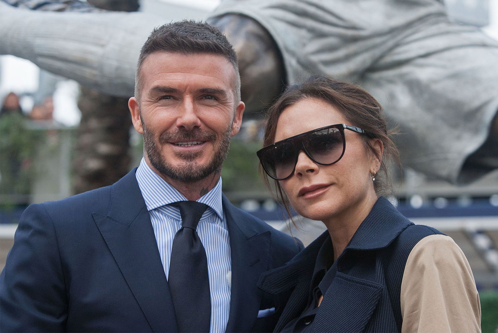Das britische Glamour-Paar: die Beckhams. (Archivbild)
