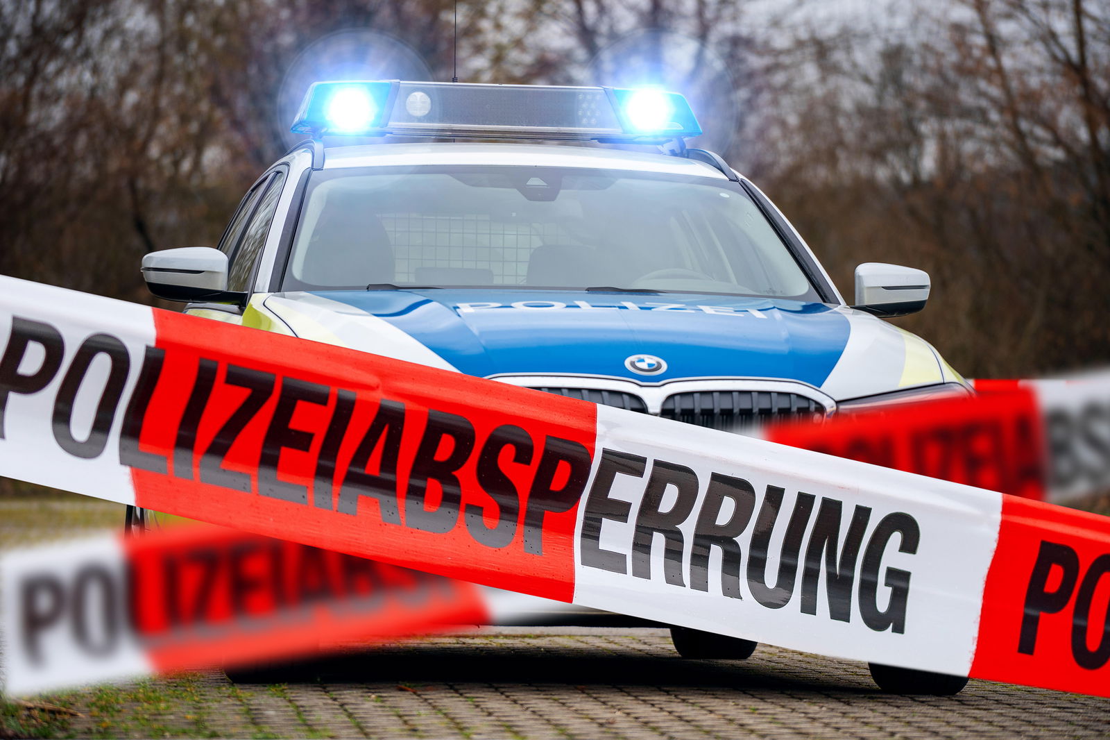 Polizeiabsperrung
