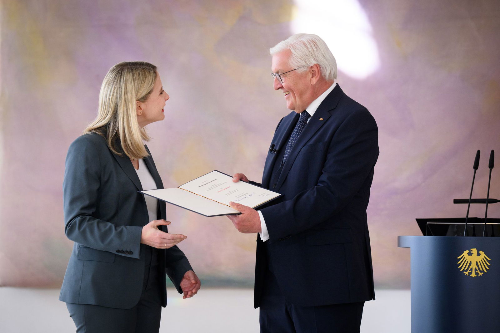 Verena Hubertz (SPD) ist neue Bundesministerin für Wohnen.