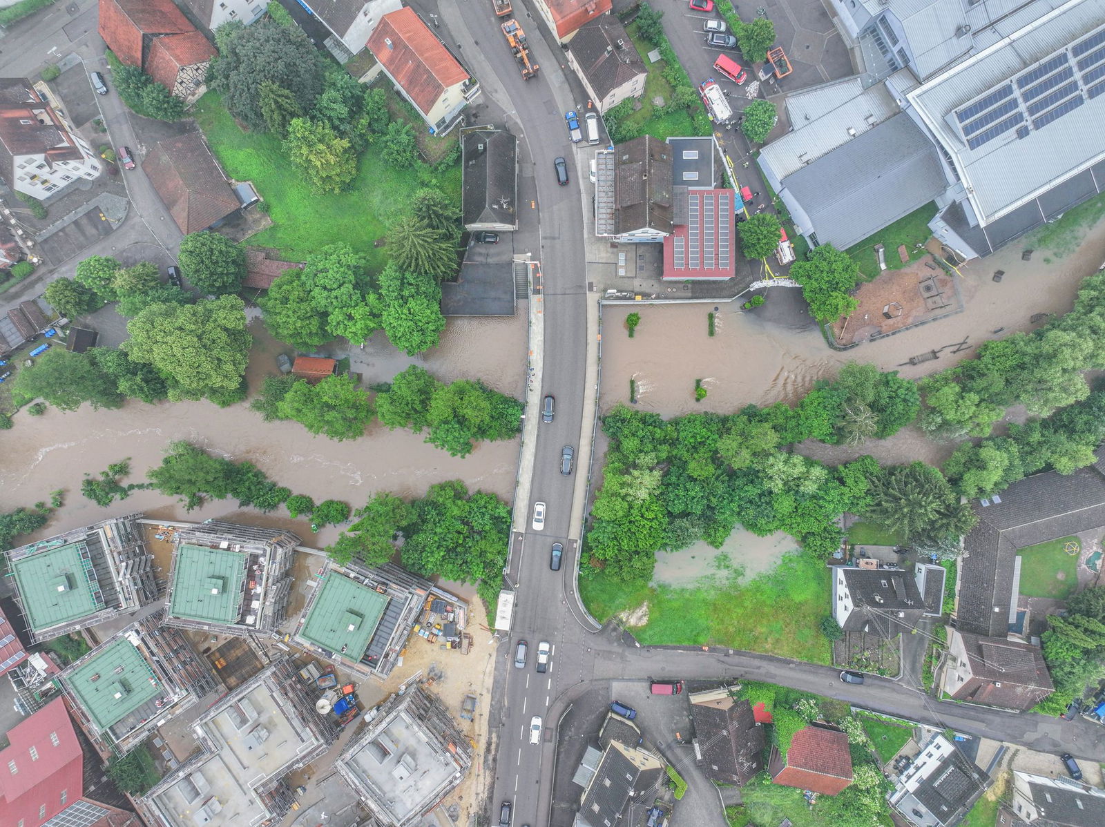 55.000 Adressen in Baden-Württemberg sind den Versicherern zufolge hochwassergefährdet. (Archivbild)