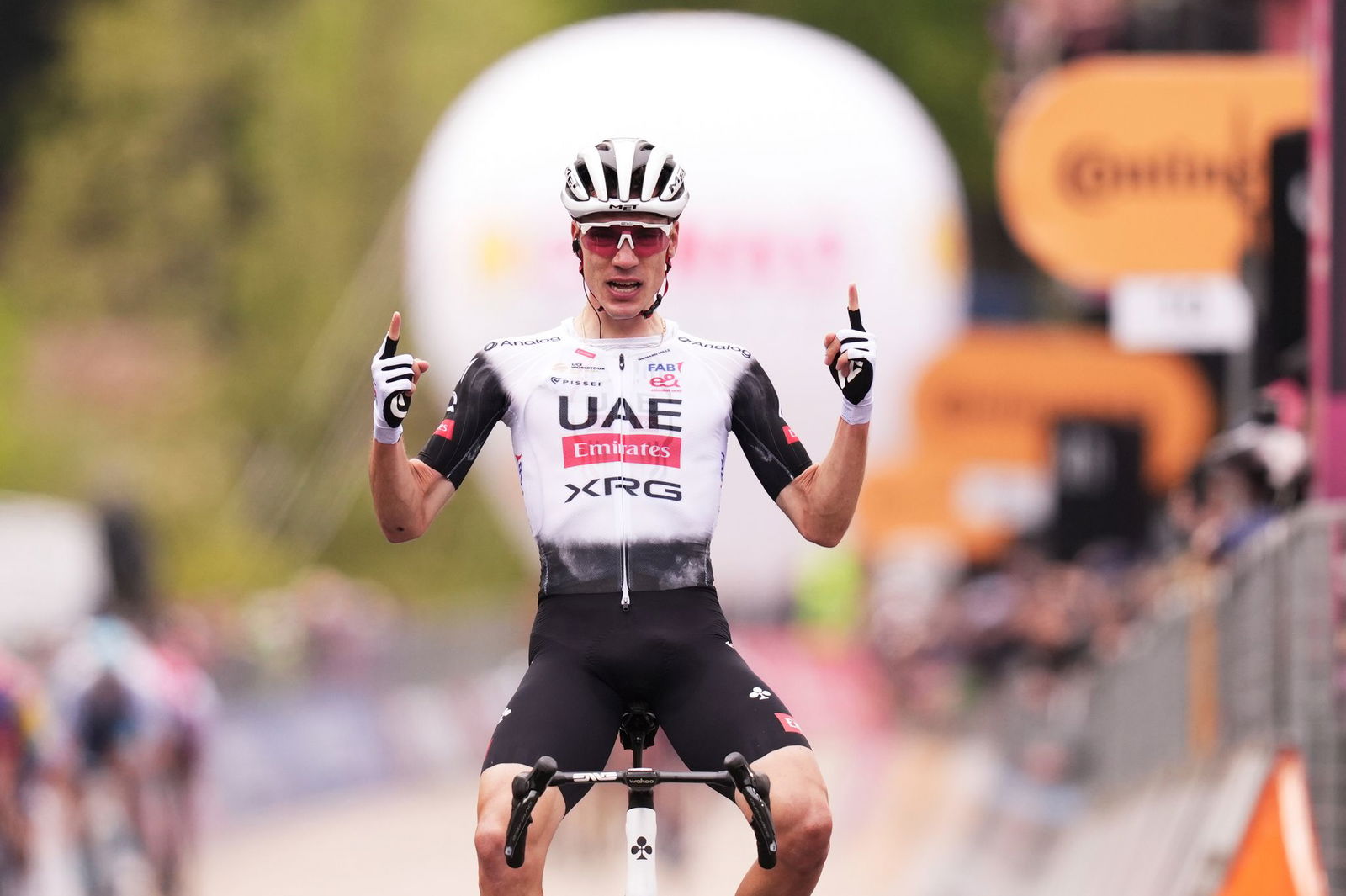Der Sieger der siebten Giro-Etappe: Juan Ayuso aus Spanien.