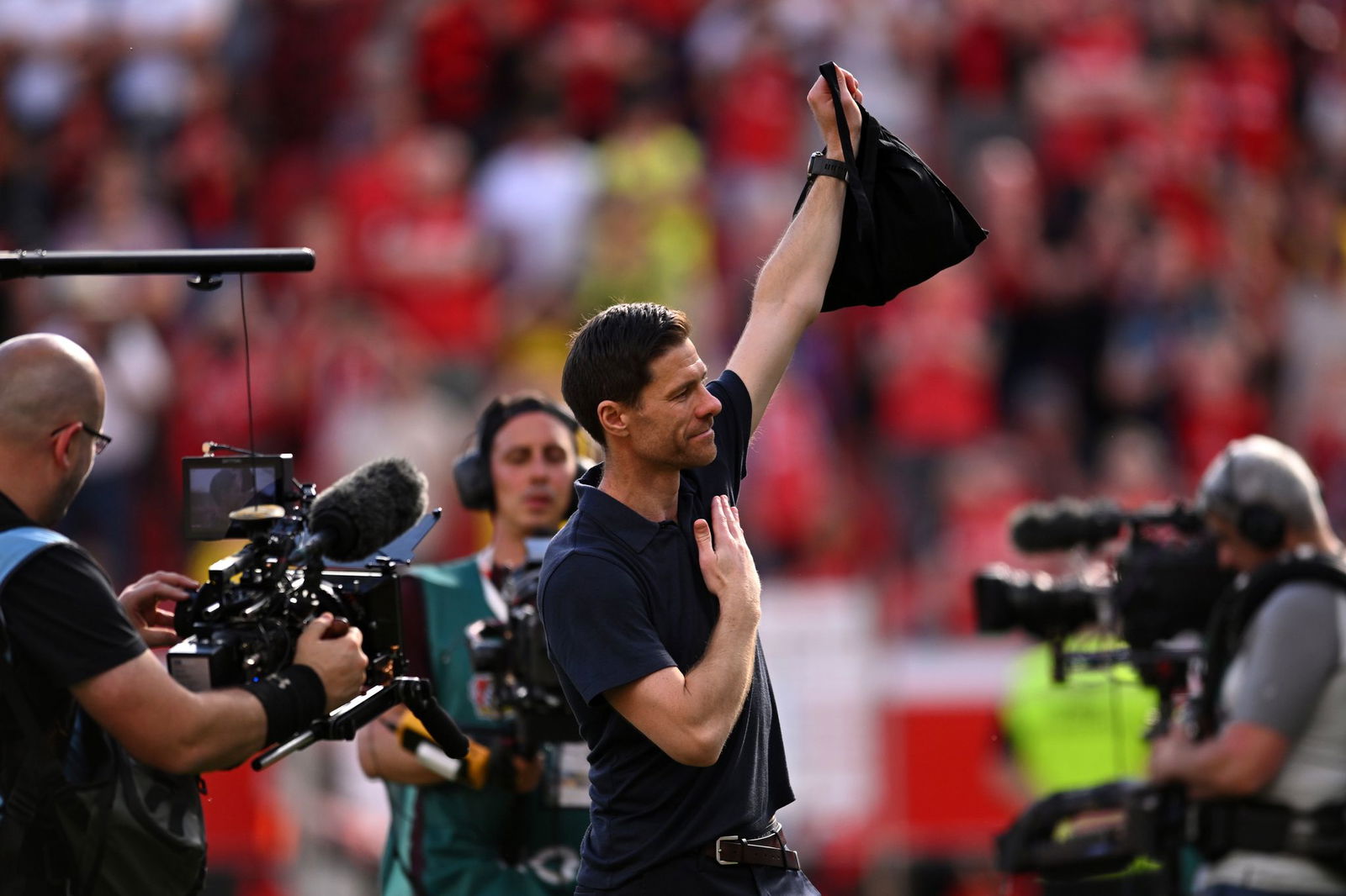 Alonso beim letzten Bayer-Heimspiel.