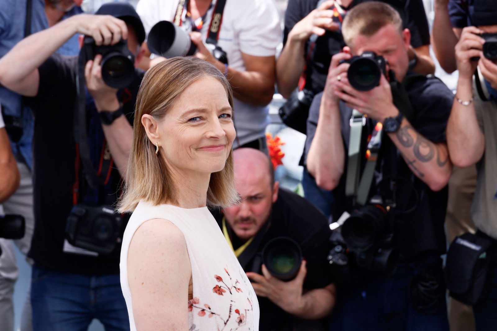 Jodie Foster vor der Pressekonferenz zu ihrem neuen Film in Cannes.