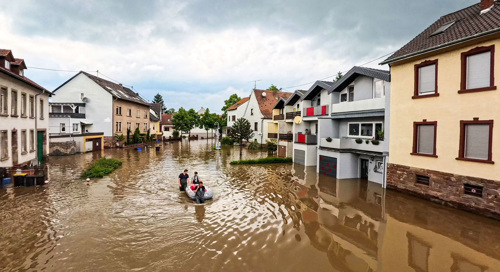 Der Ort hat bereits mehrfach Erfahrung mit Wasserfluten machen müssen. (Archivbild)