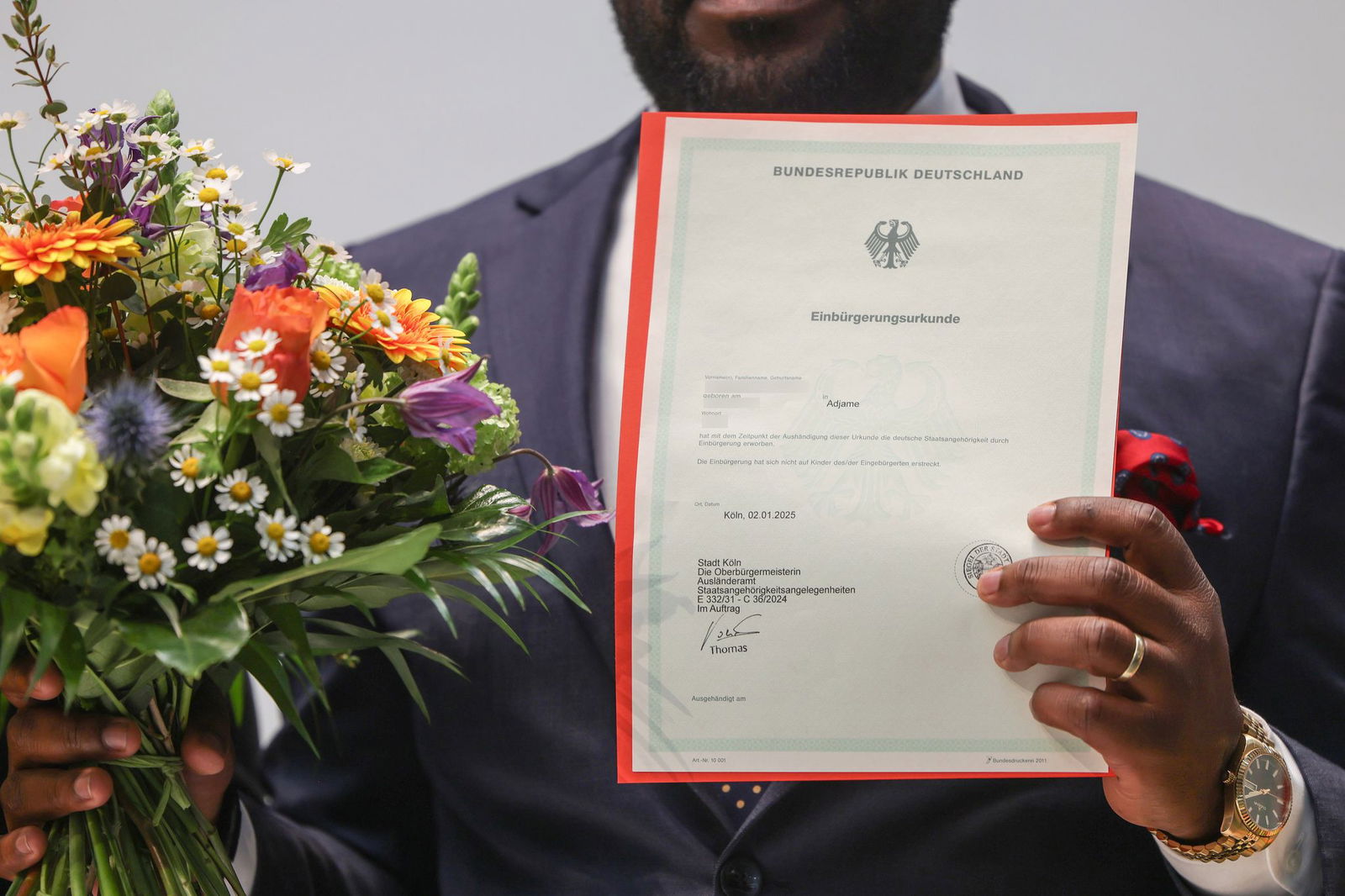 Im April nahm Bundespräsident Frank-Walter Steinmeier an einer Einbürgerungsfeier teil. (Archivfoto)