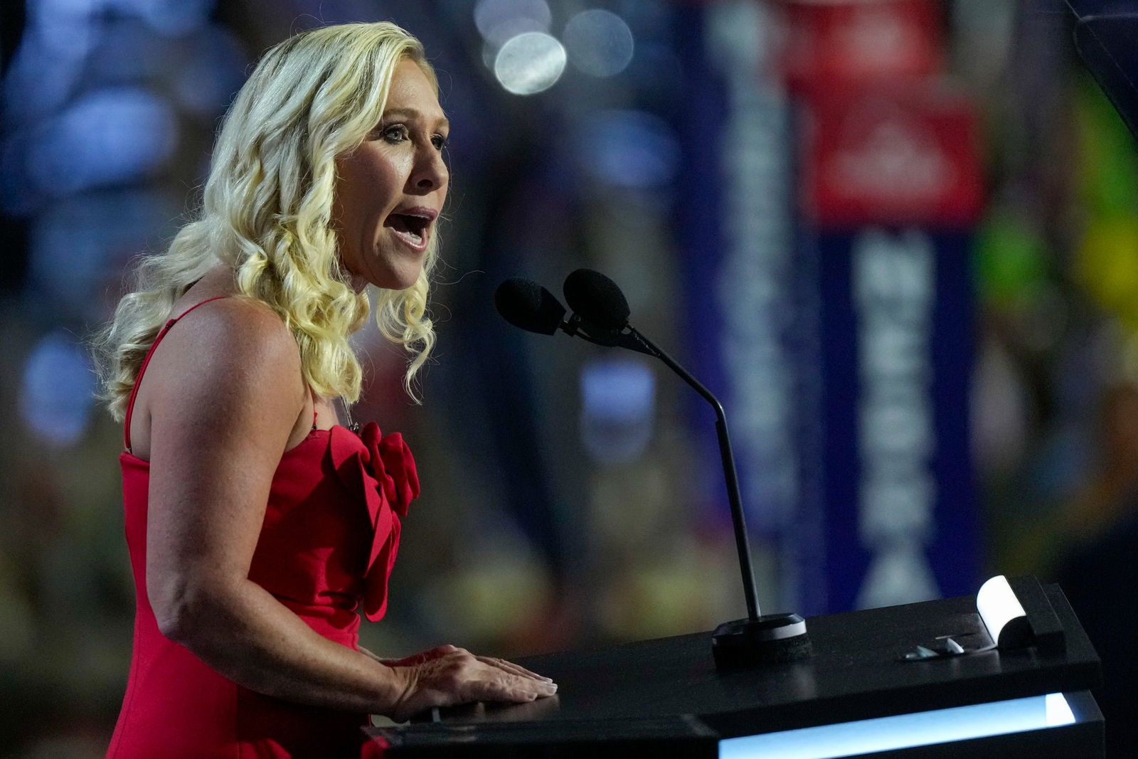 Die Kongressabgeordnete Greene scheut keine Auseinandersetzung. (Archivbild)