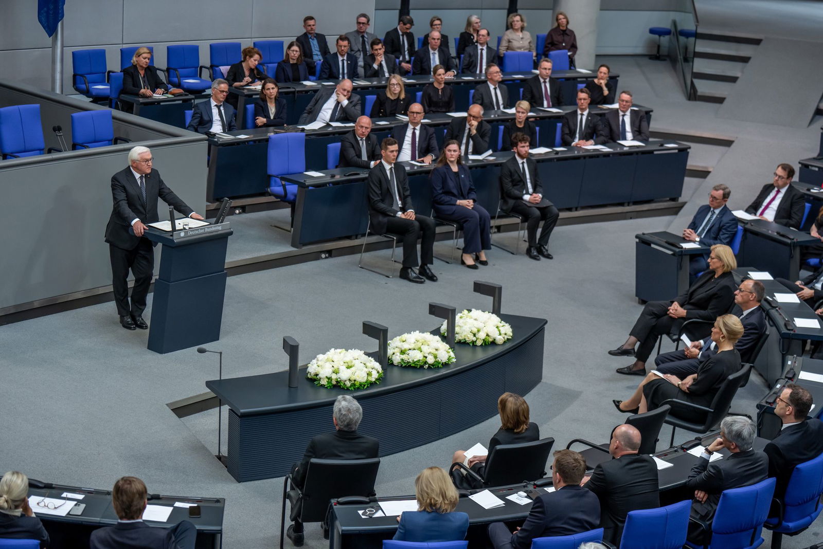 80 Jahre nach Kriegsende: Bundespräsident Steinmeier ruft zum Festhalten an den Lehren aus der NS-Diktatur auf.