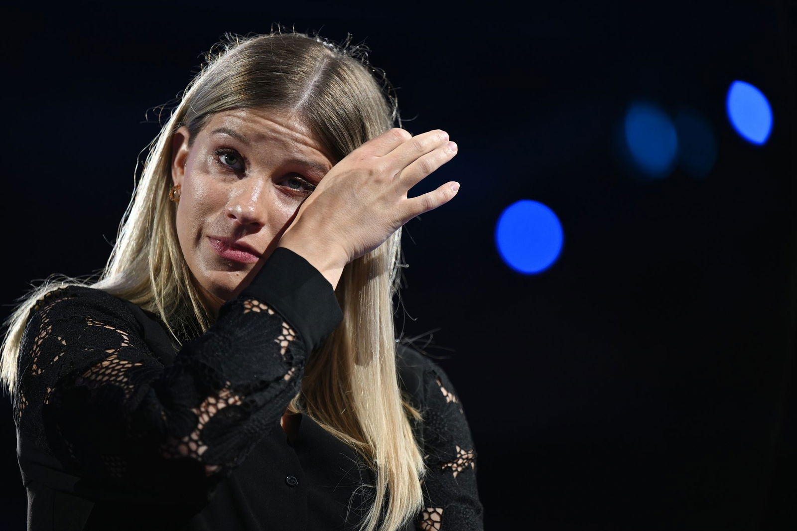 Tränen zum Abschied.