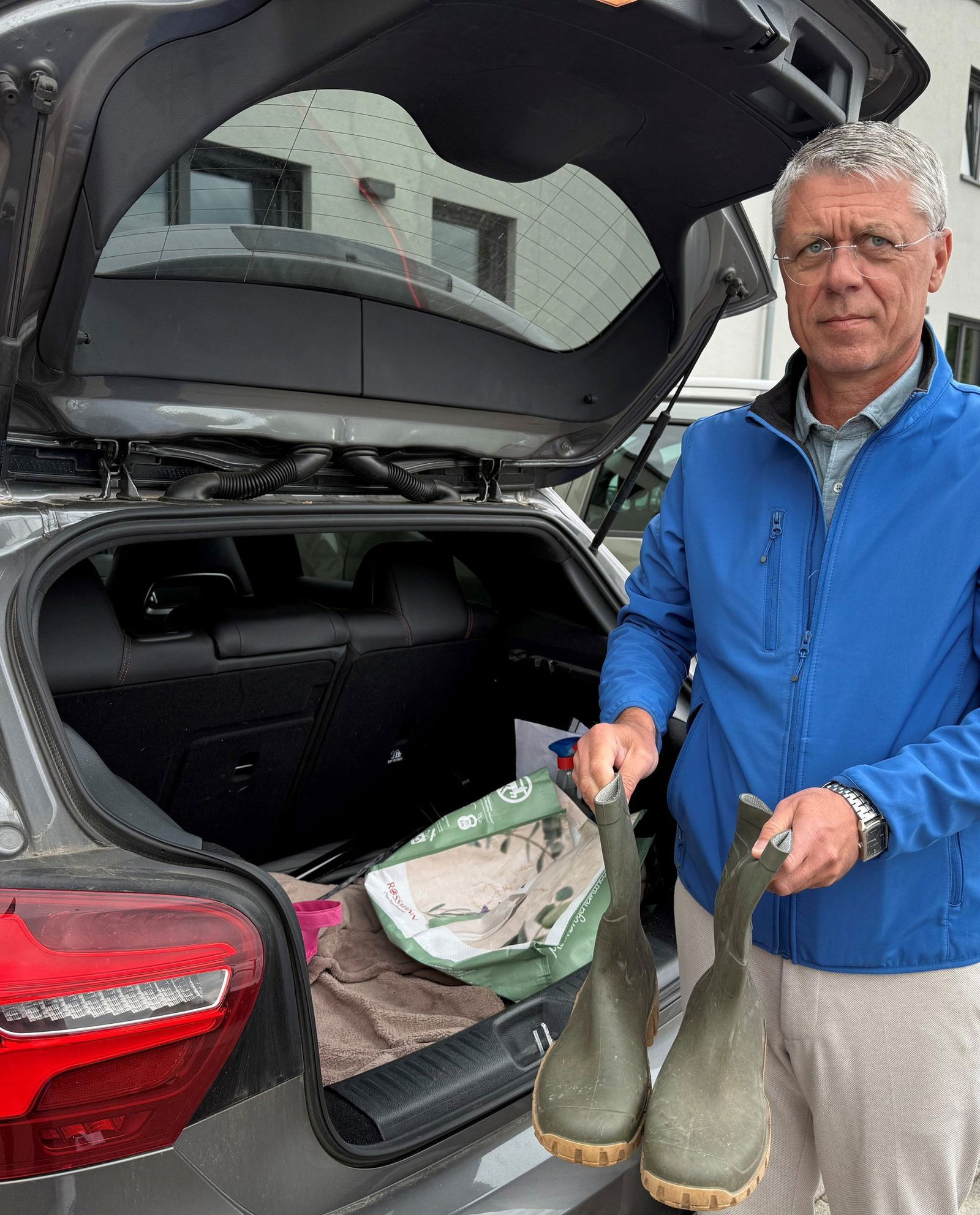 Das Wasser kann wieder kommen. 