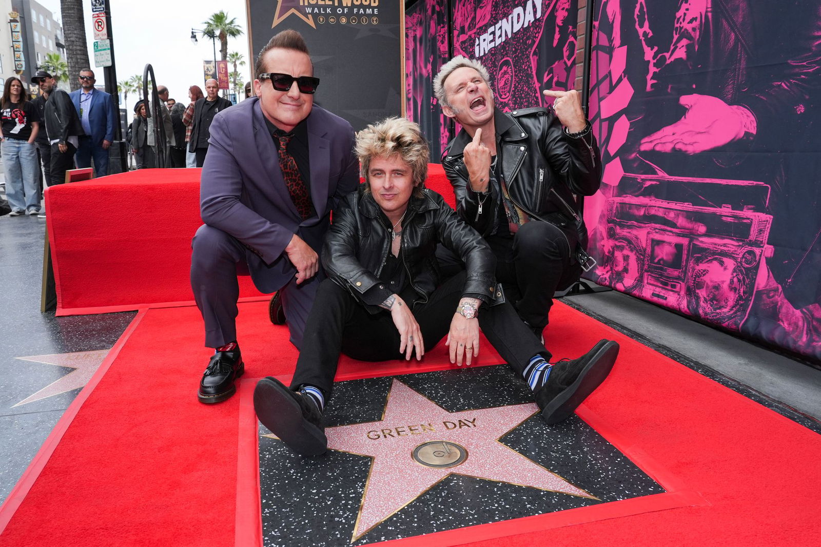 Green Day hat nun einen Stern auf Hollywoods Walk of Fame. 