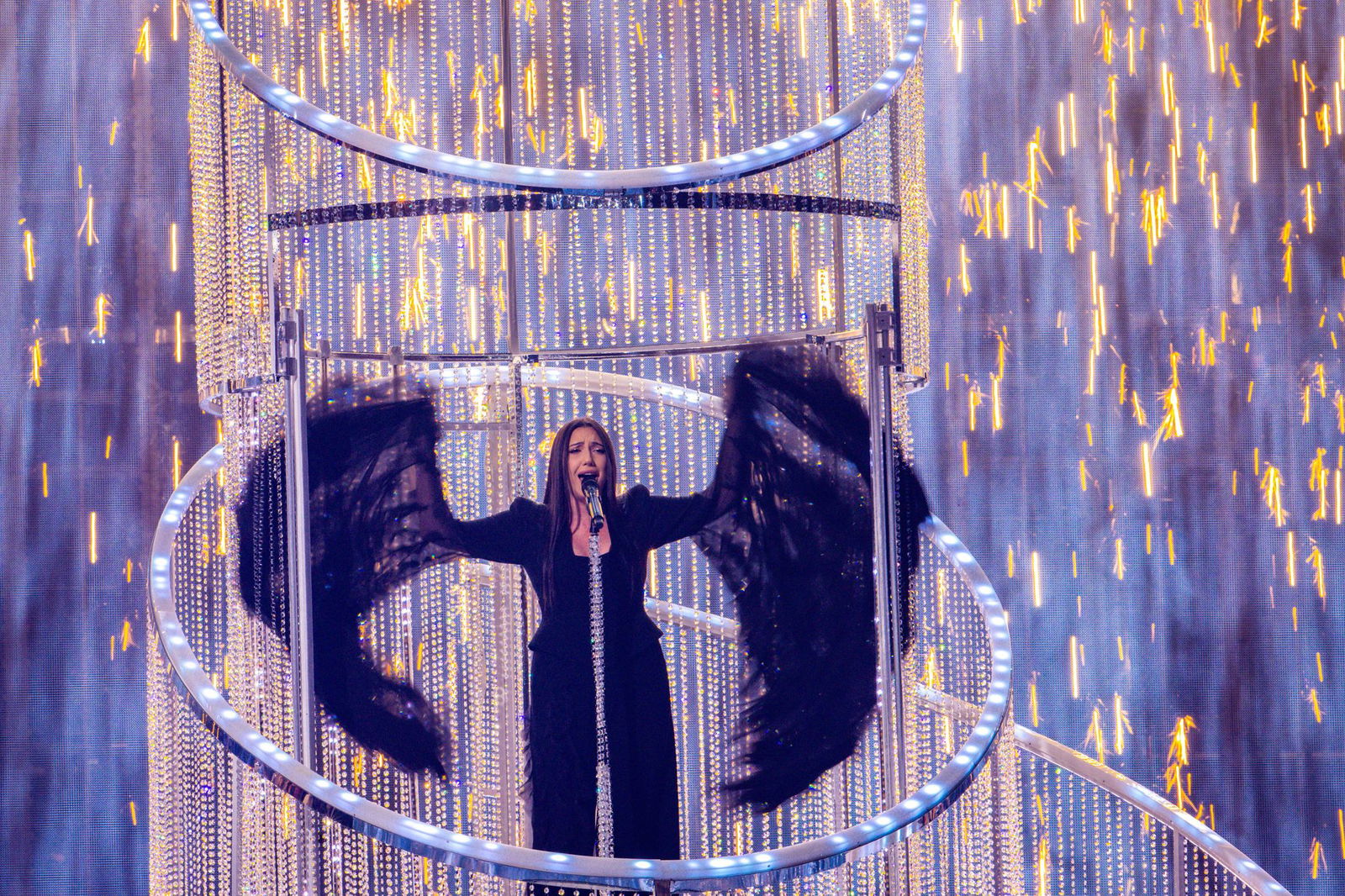 Sing über Trauer und Hoffnung: Yuval Raphael, die Vertreterin Israels. 