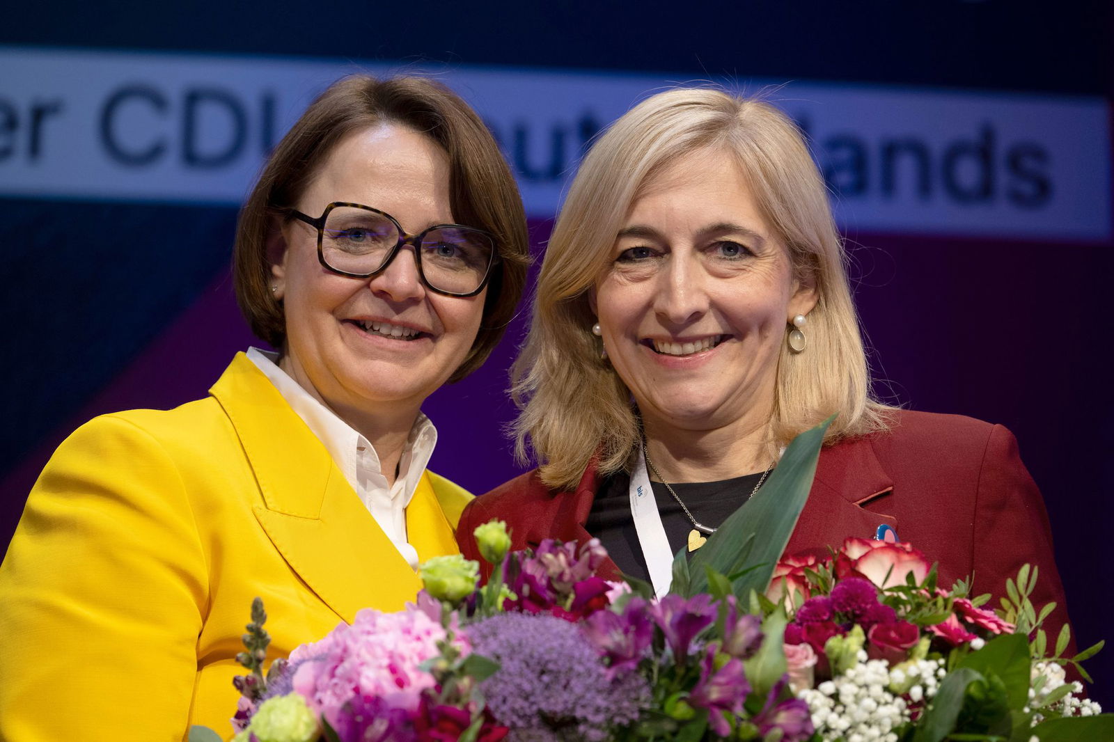 Widmann-Mauz (l.) geht, Warken kommt als neue Vorsitzende der CDU-Frauen-Union