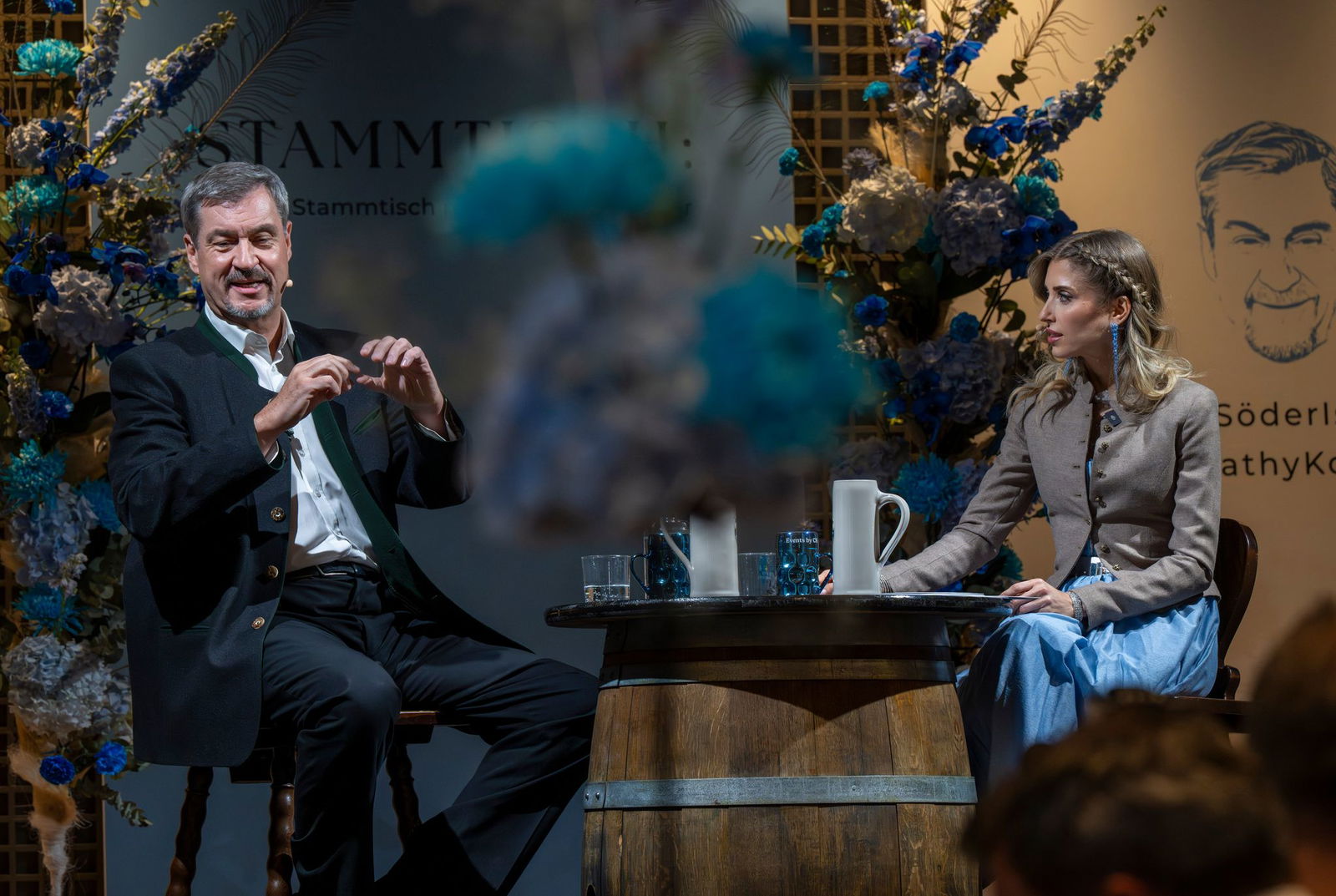 Influencer unter sich: Cathy Hummels und Markus Söder.