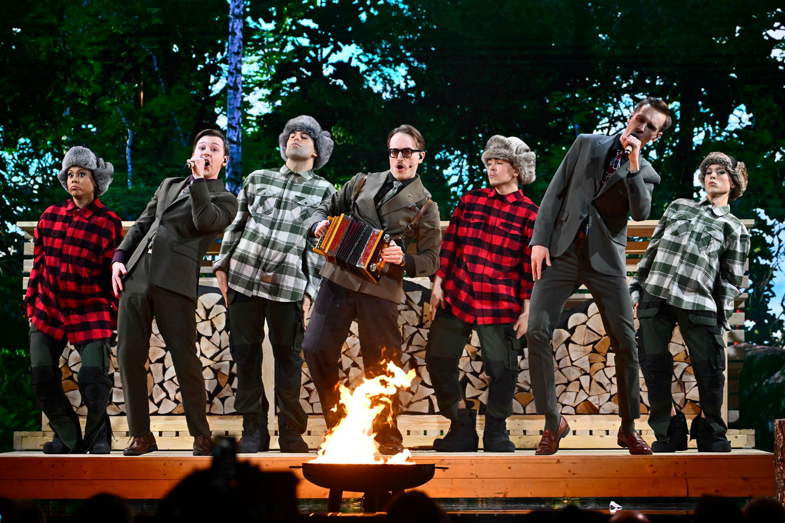 Alles aus der Trickkiste für Ohrwürmer: der schwedische Beitrag «Bara bada bastu». (Archivbild)