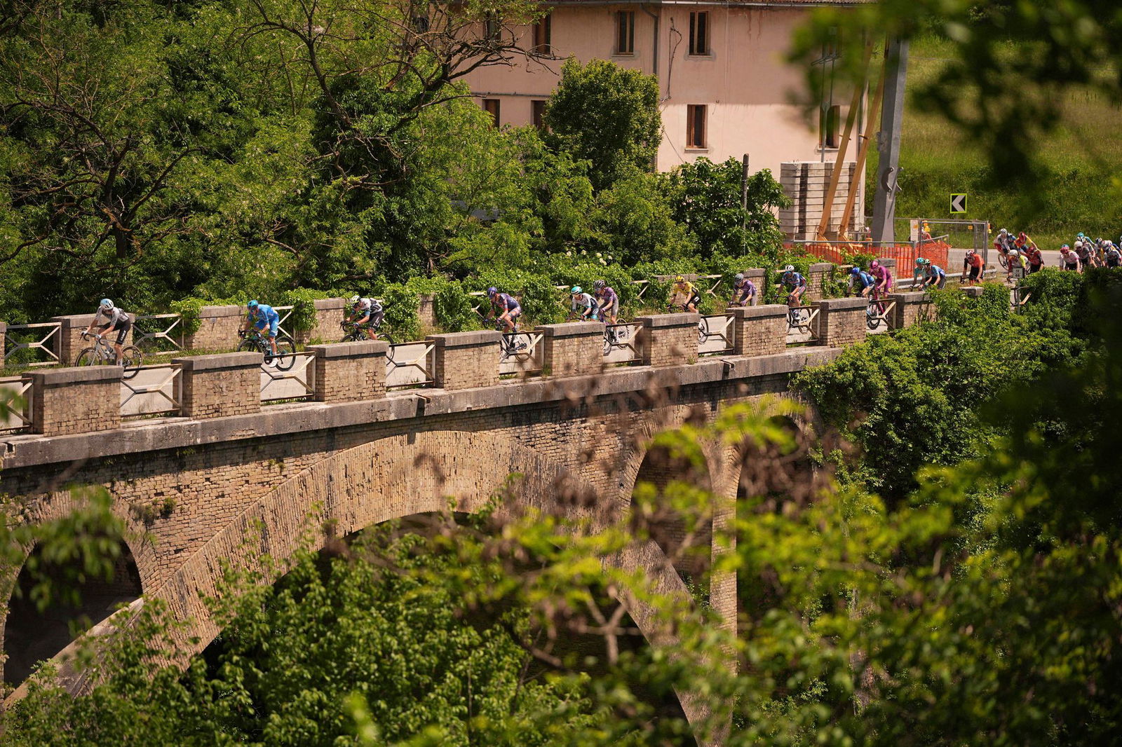 Auf dem Weg zum Ziel der 8. Etappe.