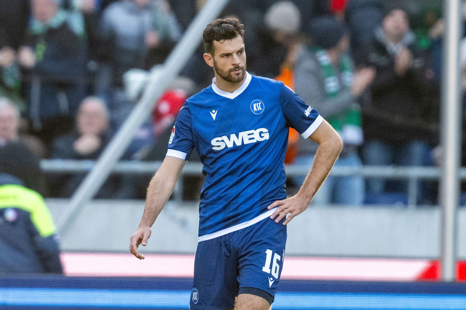 In Karlsruhe glücklos: Luca Pfeiffer versucht sich nun in Elversberg.