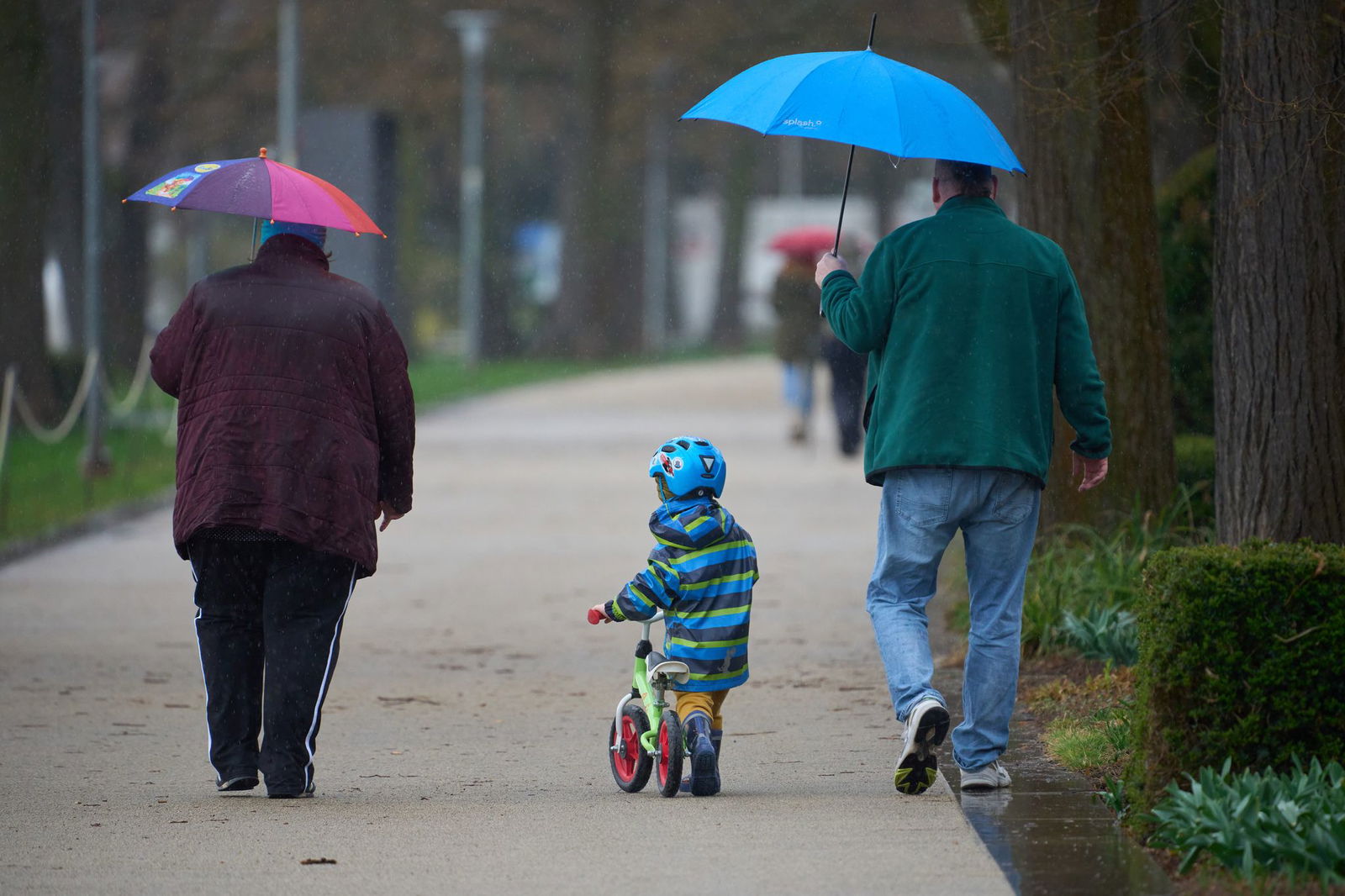 Schauer und Gewitter können bis Samstag immer wieder auftreten. (Archivbild)