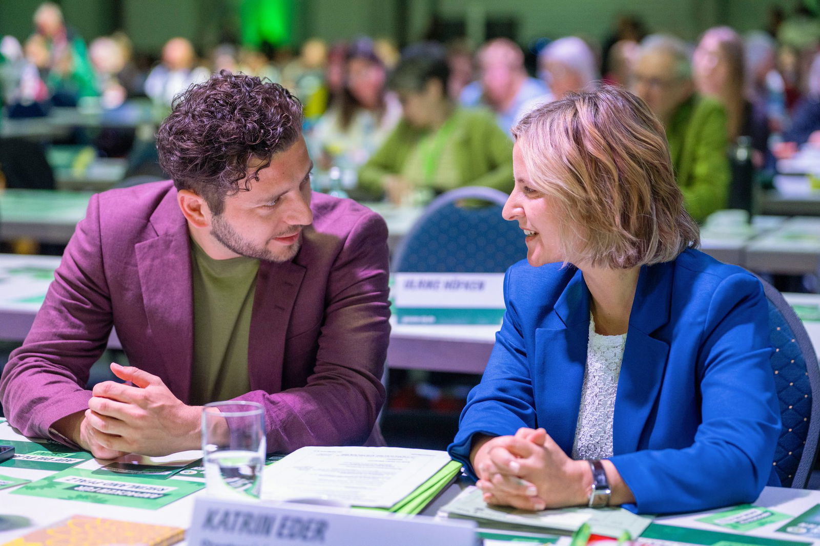 Die Spitzenkandidatin der rheinland-pfälzischen Grünen hatte keine Gegenkandidatin und keinen Gegenkandidaten. 