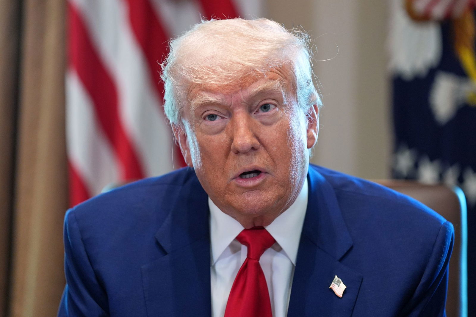 US-Präsident Donald Trump hat Drohungen Richtung Grönland erneuert. (Archivbild)