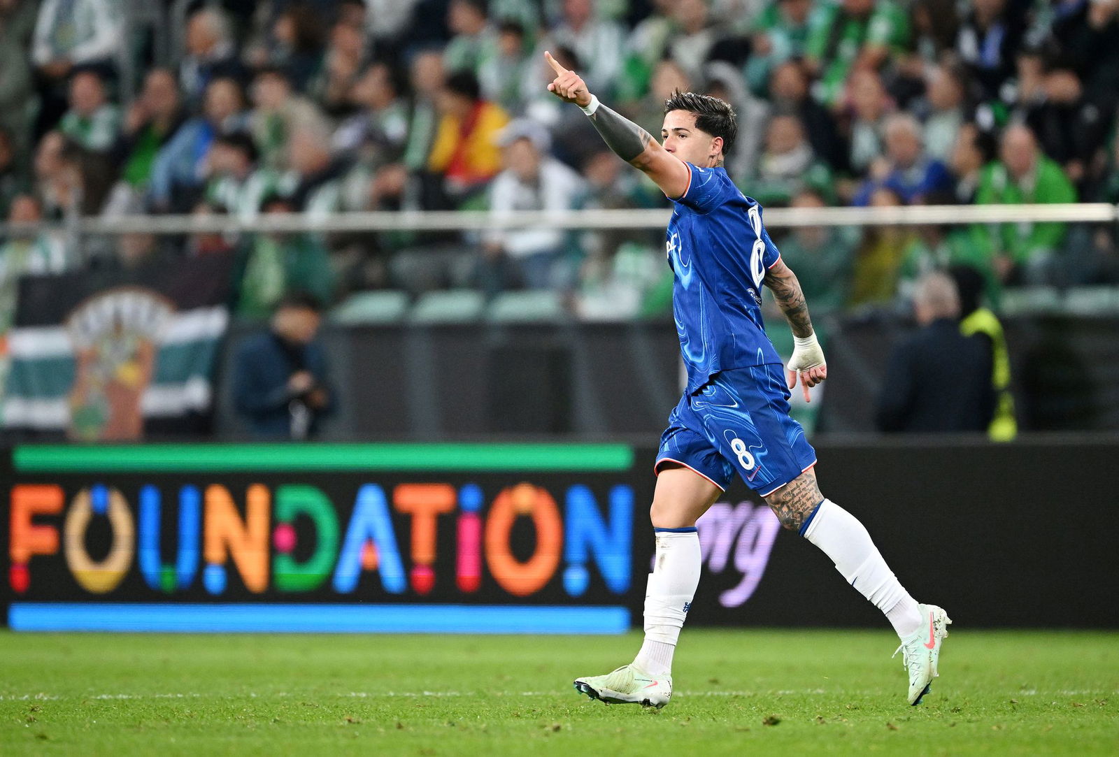 Chelsea mit Torschütze Enzo Fernandez durfte im Finale der Conference League jubeln