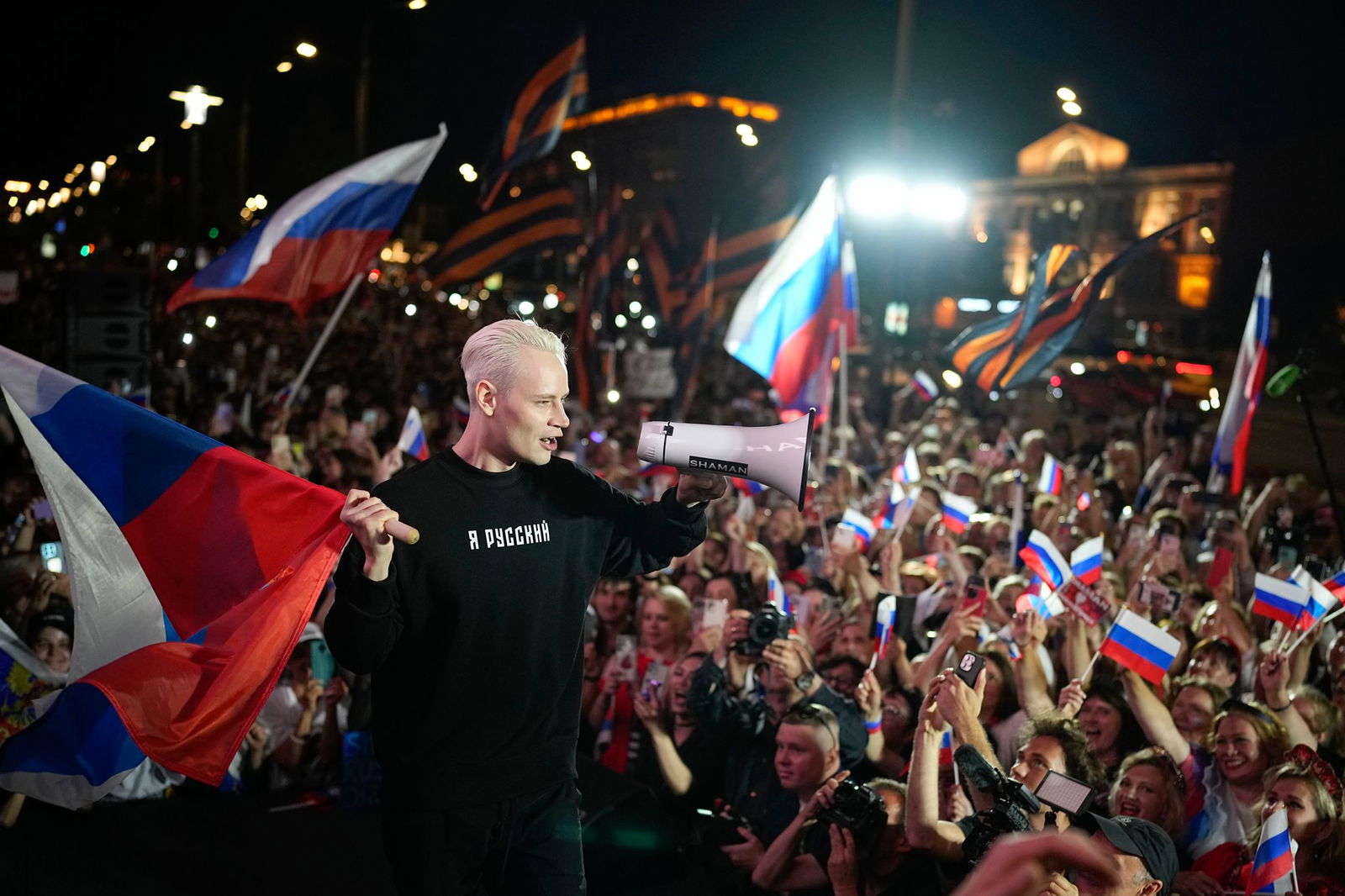 Der nationalistische russische Popstar Shaman soll sein Land bei einem von Moskau gegründeten internationalen Musikwettbewerb vertreten. (Archivbild)